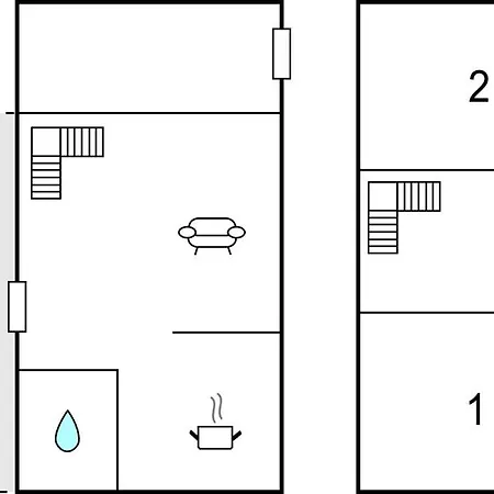 2 Bedroom Amazing In Orum Djurs Feriehus *